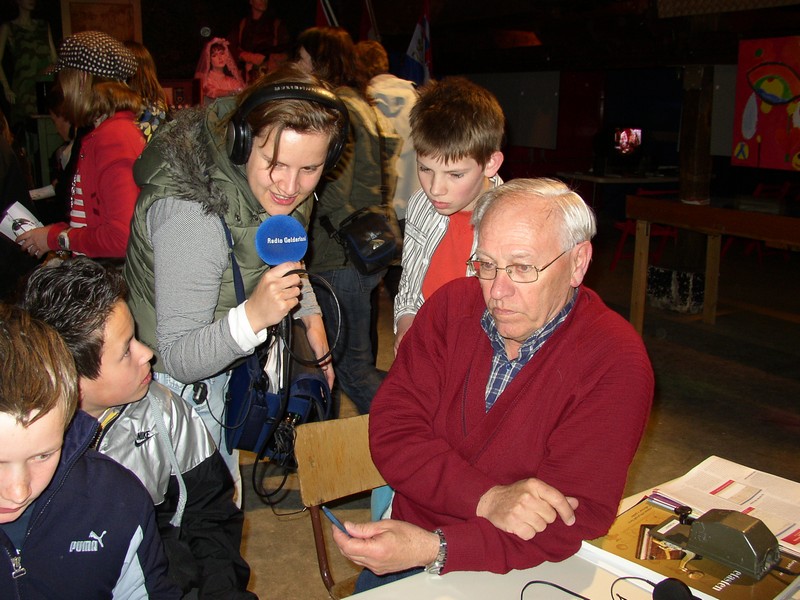 Radio Gelderland kwam ook even op bezoek. 