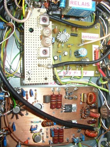 VFO 50 Mw met later gebouwd 5 W eindtrap met 2N2166